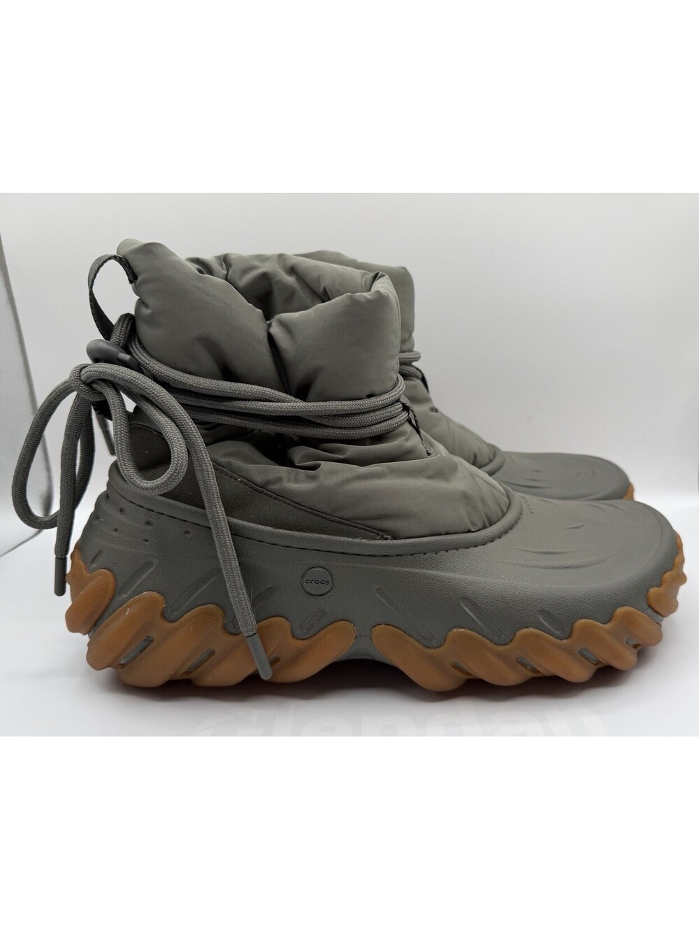 Croc’s Echo Boot Dusty Olive Gum Sole Men’s 15